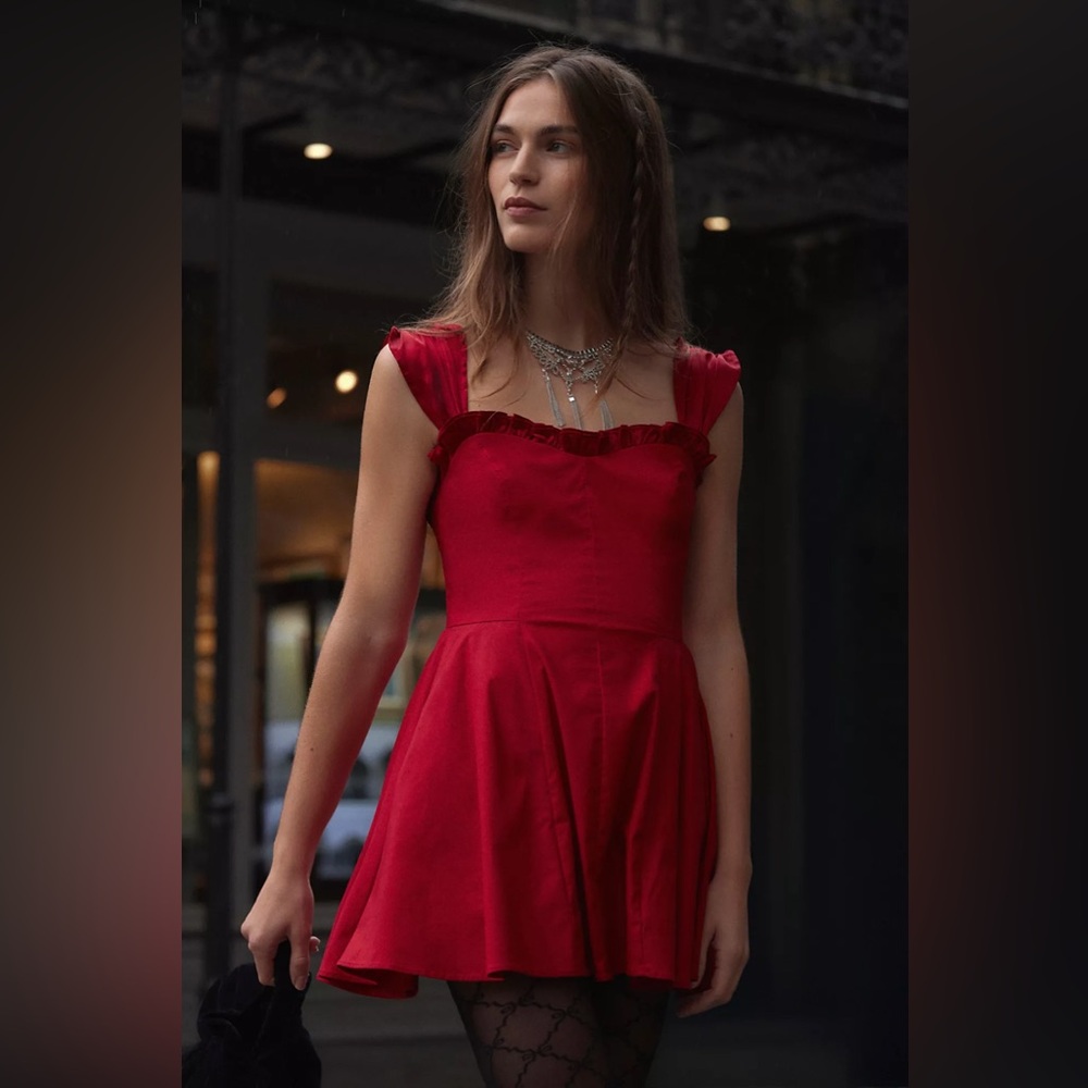 Free People Midnight Magic Mini Dress NWT